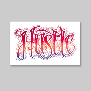 Reusable Sticker: Hustle