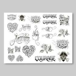 Sticker Sheet: Jack Rudy Art – Jack Rudy Tattoo
